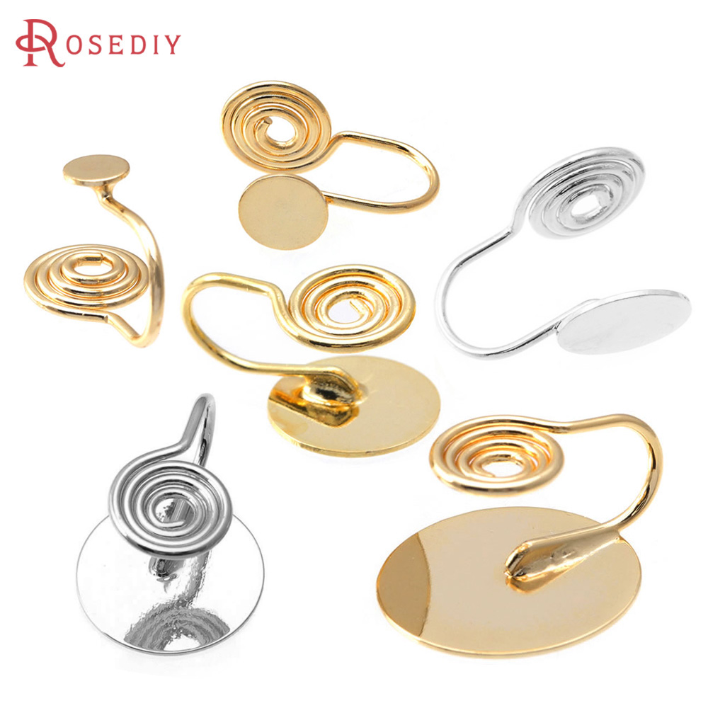Jewelry Making Kits - 4MM~14MM 18K Gold Color Brass with