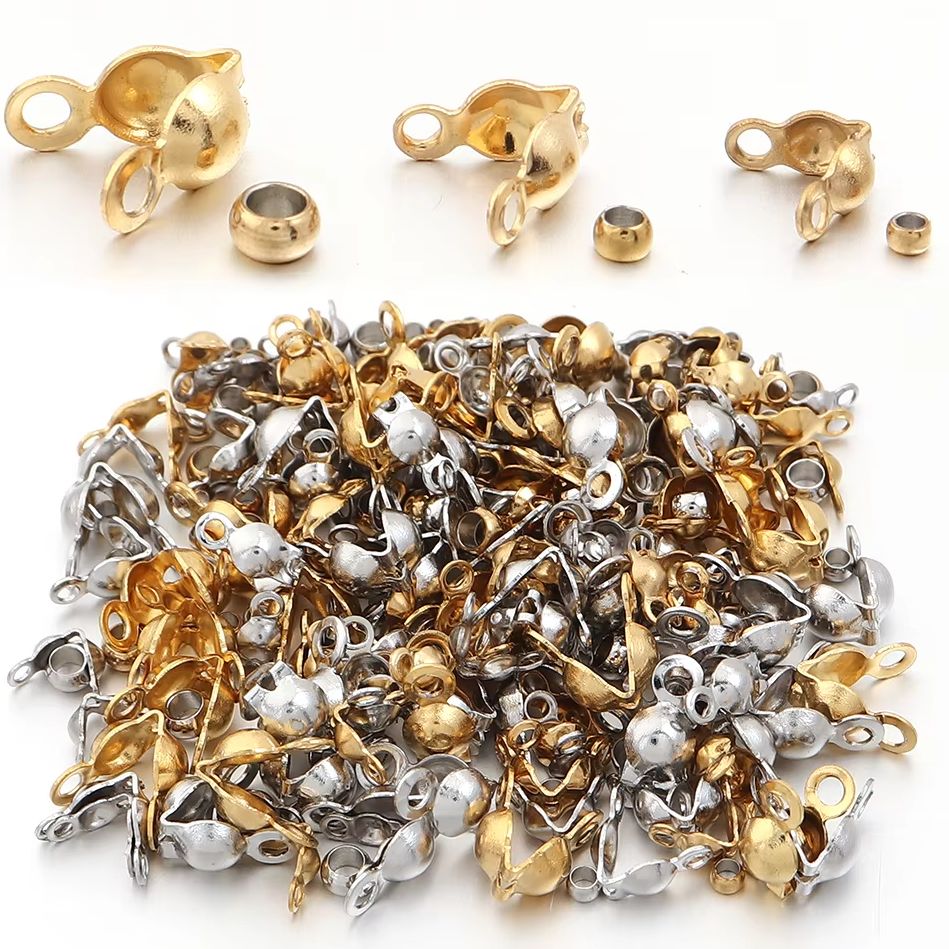 Jewelry Making Kits - 40-200pcs Stainless Steel Connector Clasp Crimp