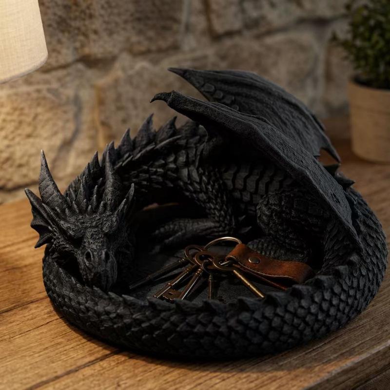 Jewelry Making Desk - 【Creative Gothic 3D Printing Dragon Tray