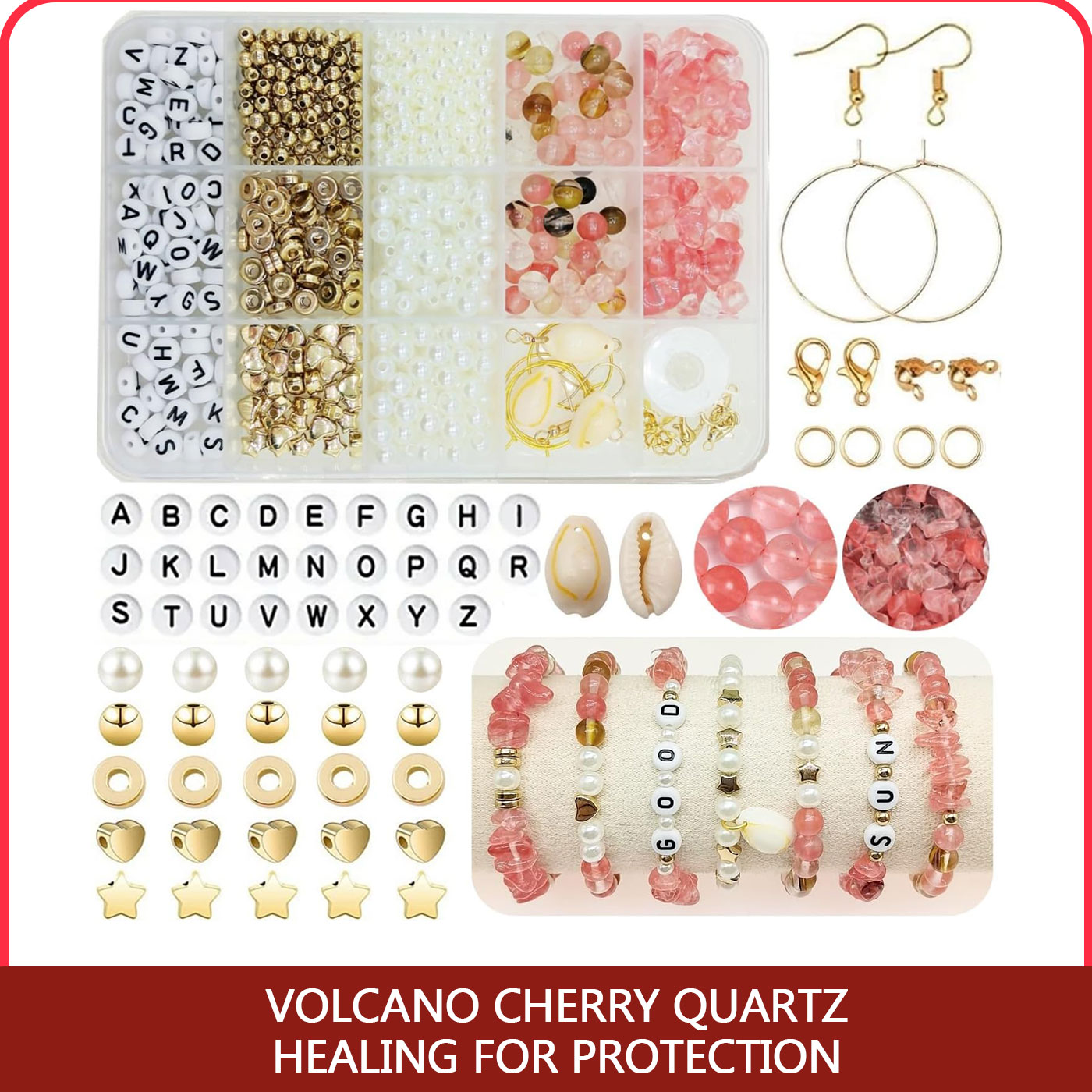 Jewelry Making Party For Adults - DIY Jewelry Making Supplies Kit Volcano