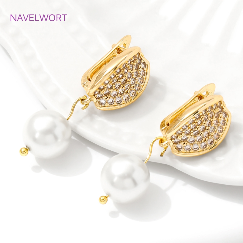 18K Gold Plated Brass Earwires - Jewelry Making Kits 评论和价格