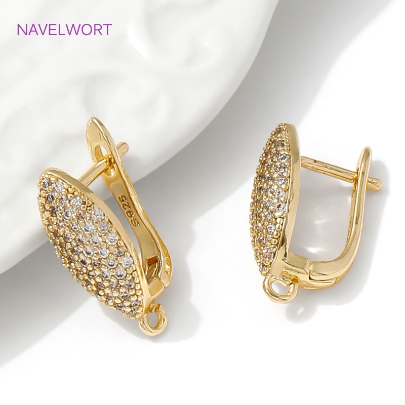 18K Gold Plated Brass Earwires - Jewelry Making Kits 评论和价格