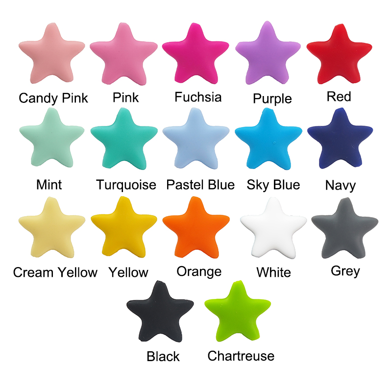 Chengkai 10pcs Silicone Star B - Jewelry Making For Dummies 评论和价格