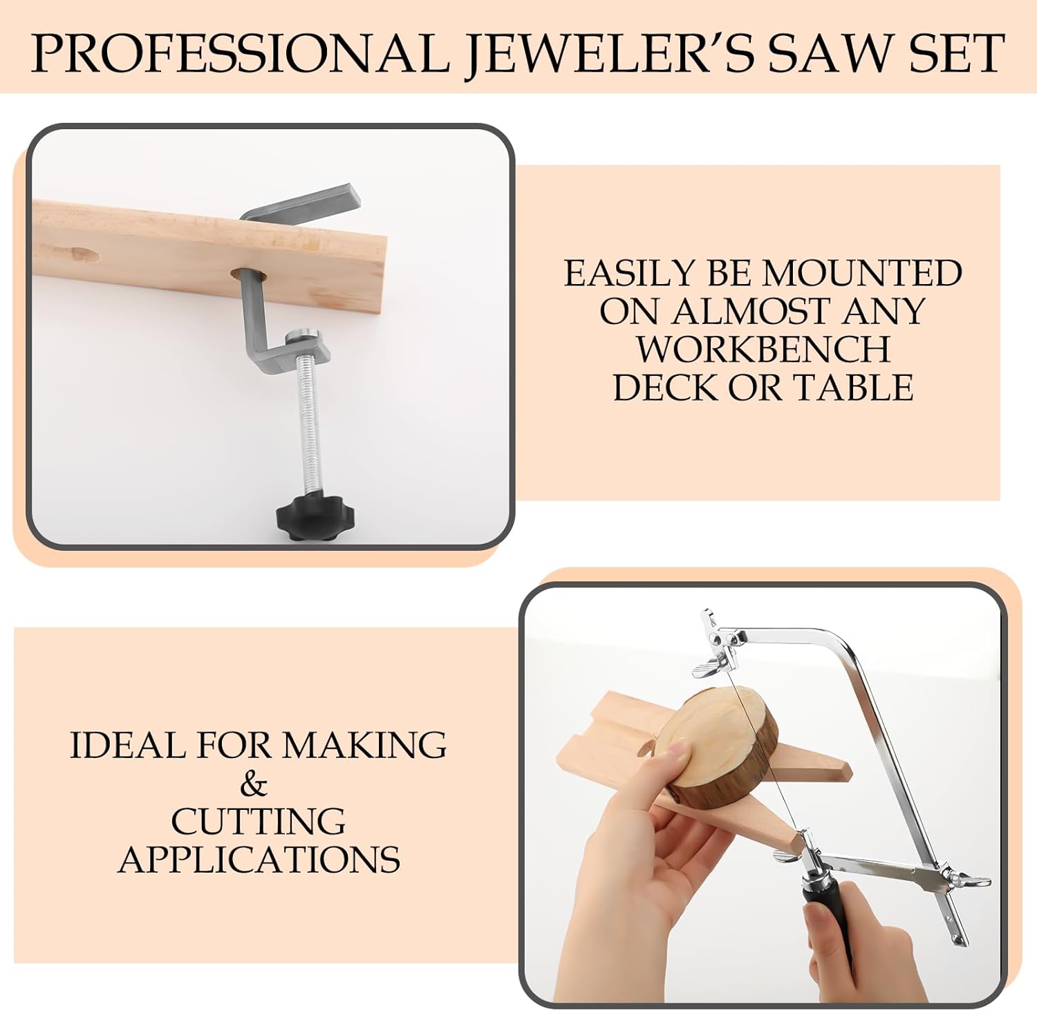 3-in-1 Adjustable Jeweler's Sa - Jewelry Making Desk 评论和价格