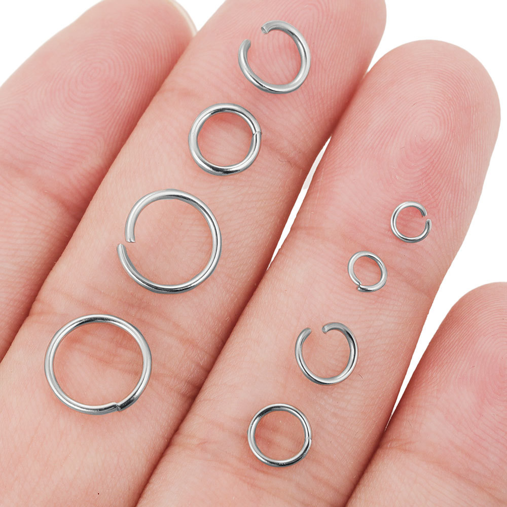 1200pcs Stainless Steel Jump R - Jewelry Making Jump Rings 评论和价格