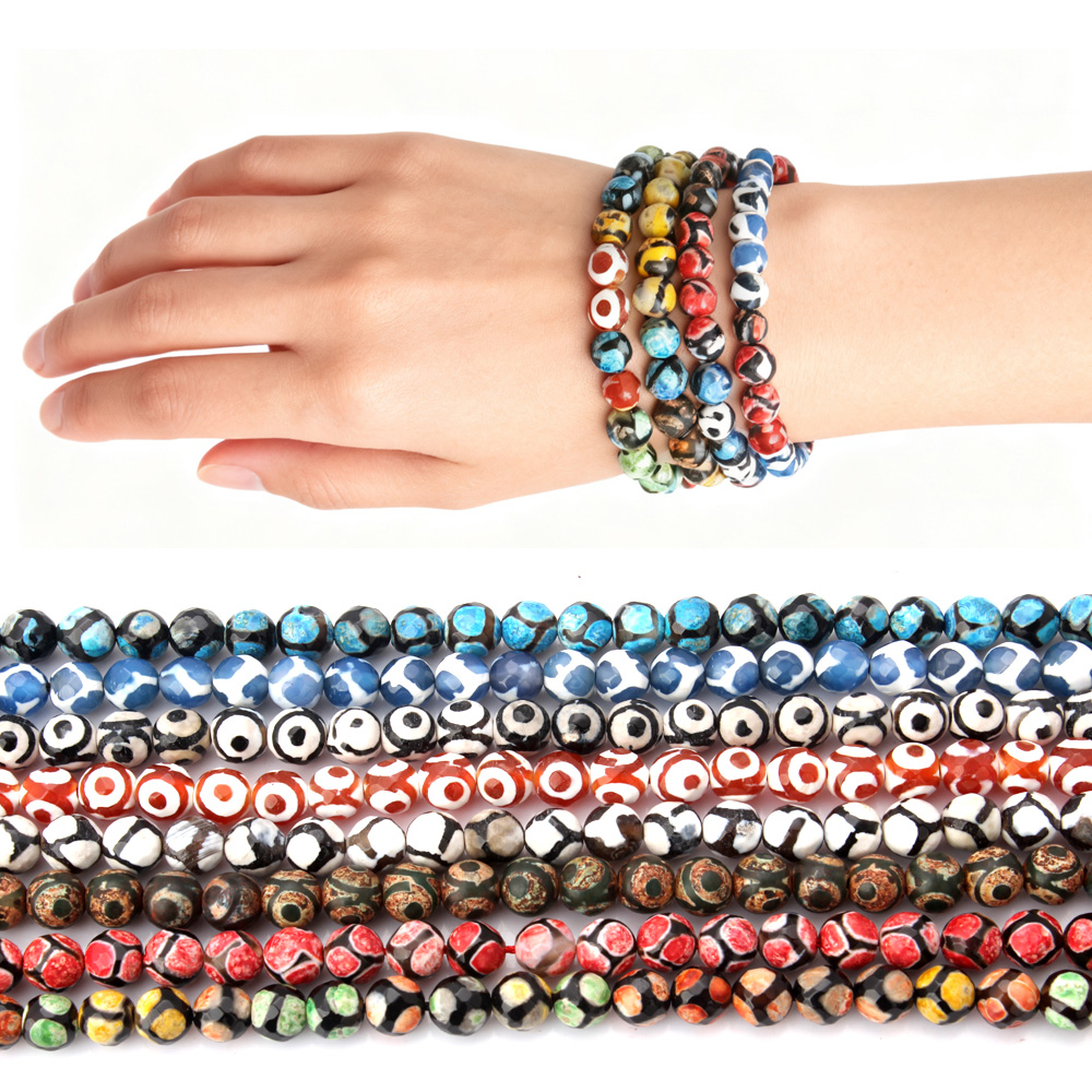 8MM/String Natural Stone Facet - Jewelry Making Stones 评论和价格