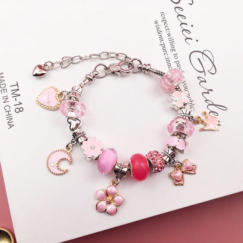Charm Bracelet Making Kit for  - Jewelry Making Kits For Kids 评论和价格
