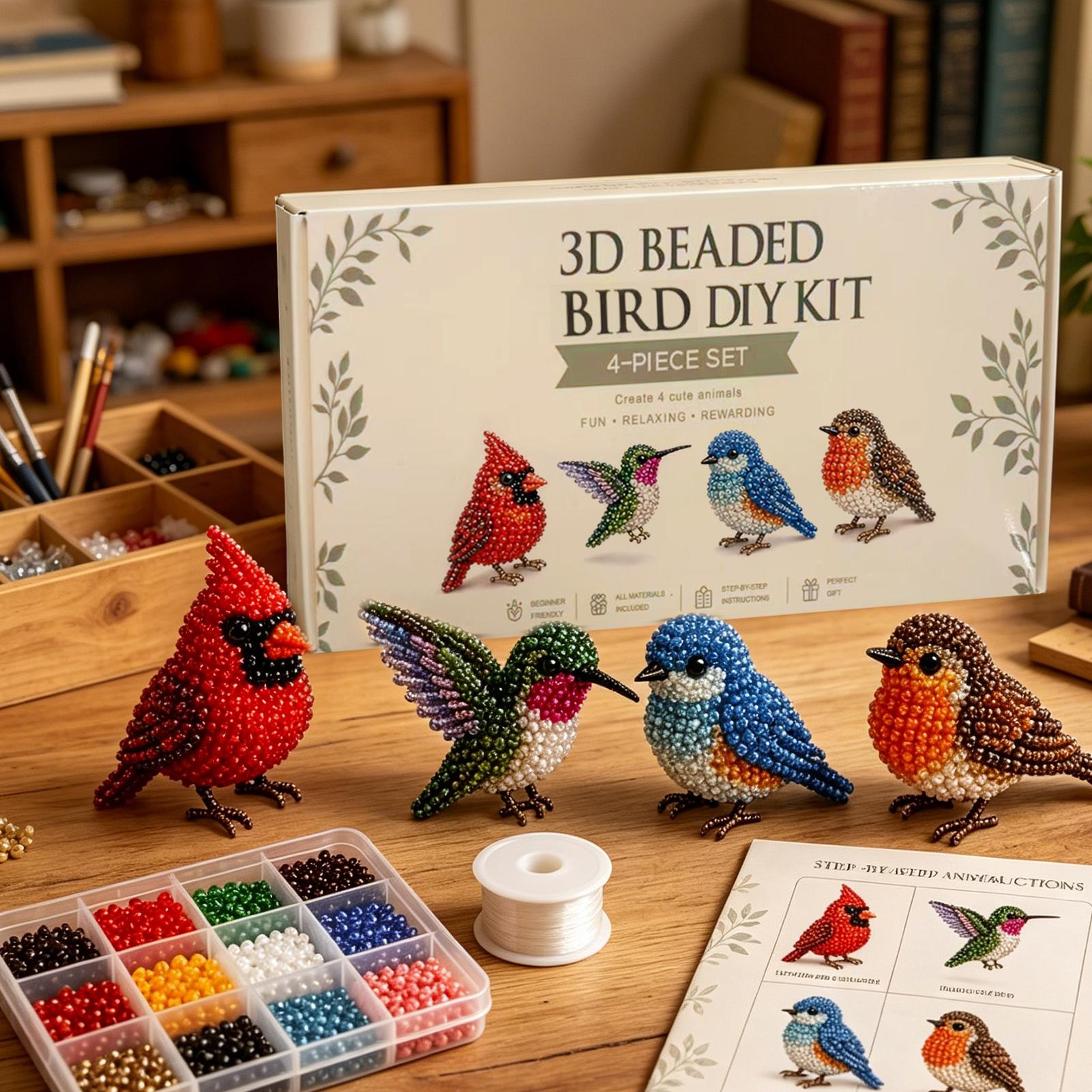 Cute Bird & Animal Beading Cra - Jewelry Making Desk 评论和价格