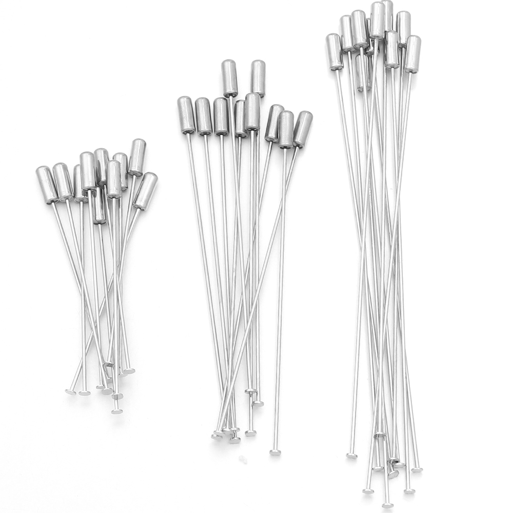 10pcs 60/90/120mm Copper Brooc - Jewelry Making Head Pins 评论和价格