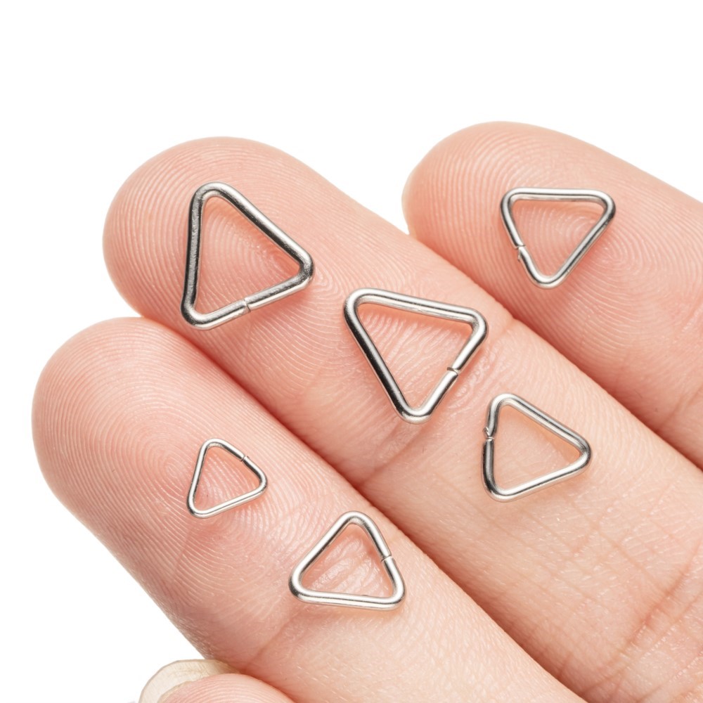 100pcs Stainless Steel Open Tr - Jewelry Making Jump Rings 评论和价格