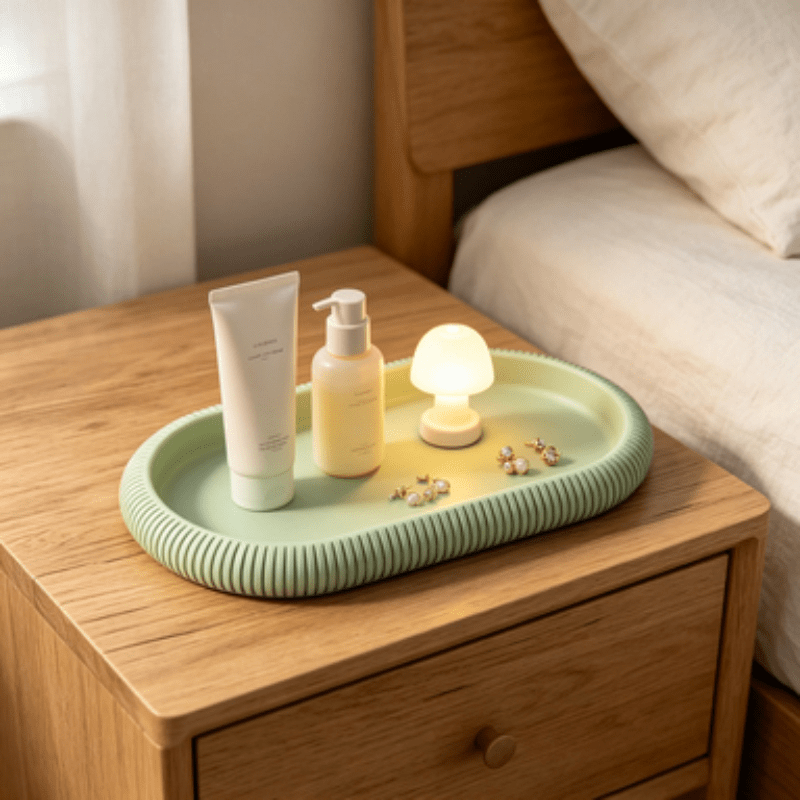 Oval Storage Tray Decorative O - Jewelry Making Desk 评论和价格