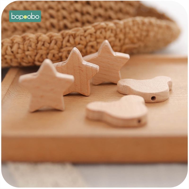Bopoobo 10pcs Natural Wood Bea - Jewelry Making For Dummies 评论和价格