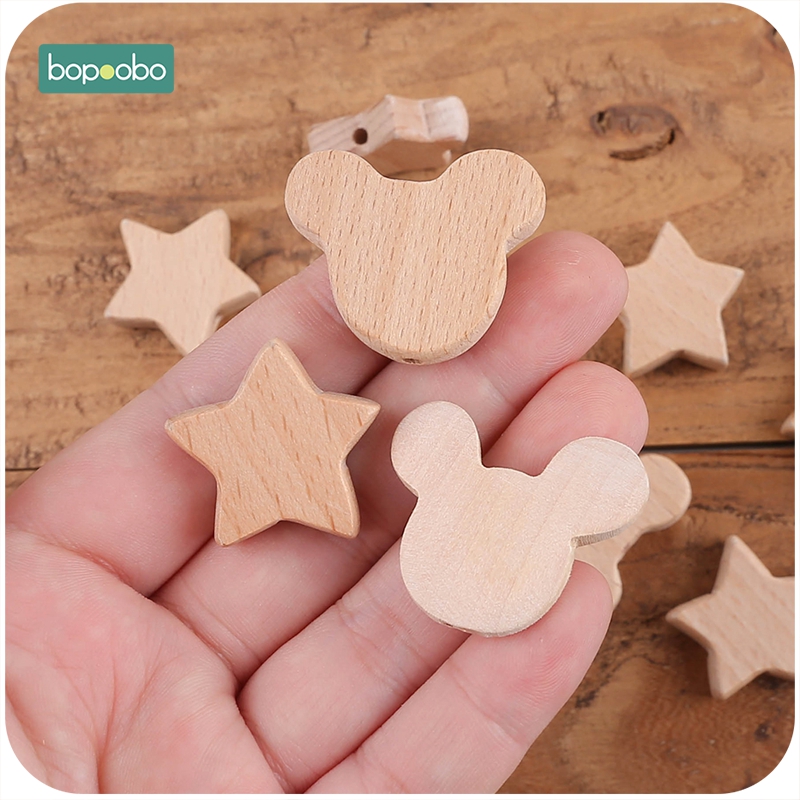 Bopoobo 10pcs Natural Wood Bea - Jewelry Making For Dummies 评论和价格