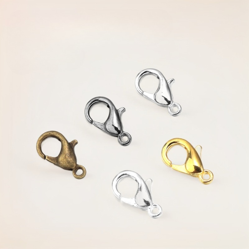 100pcs 9 12 14mm Zinc Alloy Lo - Jewelry Making Class 评论和价格