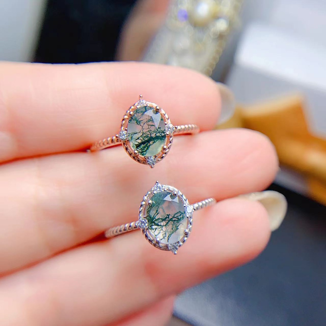 Natural Stone Ocean Water Moss - Jewelry Making University 评论和价格