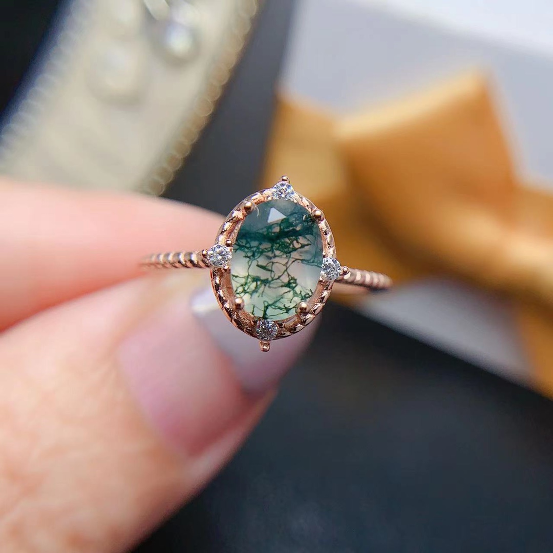 Natural Stone Ocean Water Moss - Jewelry Making University 评论和价格