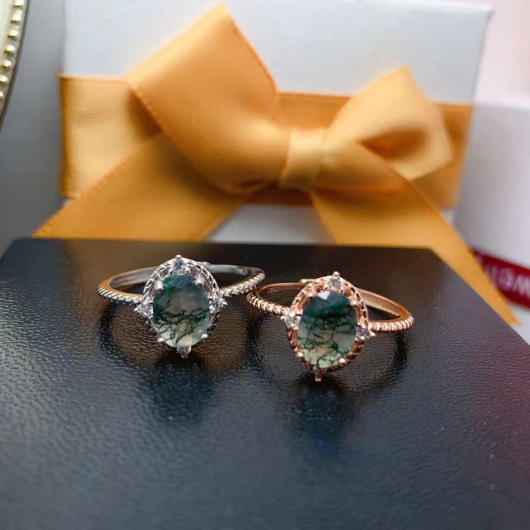 Natural Stone Ocean Water Moss - Jewelry Making University 评论和价格