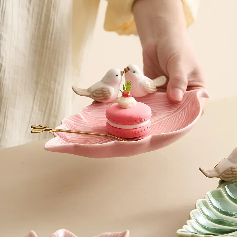 Cute Bird Tray Ceramic Jewelry - Jewelry Making Desk 评论和价格