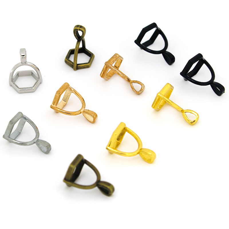 20Pcs Hexagonal Gemstone Cap N - Jewelry Making Class 评论和价格