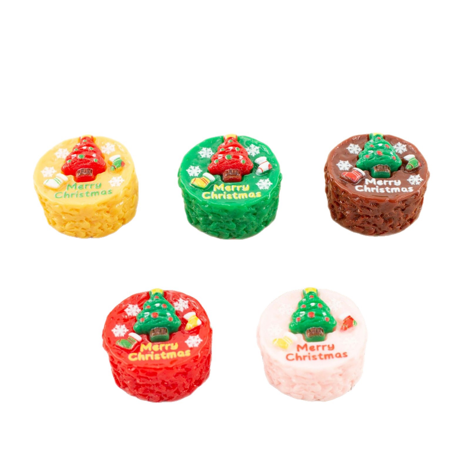 10pcs Resin imitation Christma - Jewelry Making Desk 评论和价格