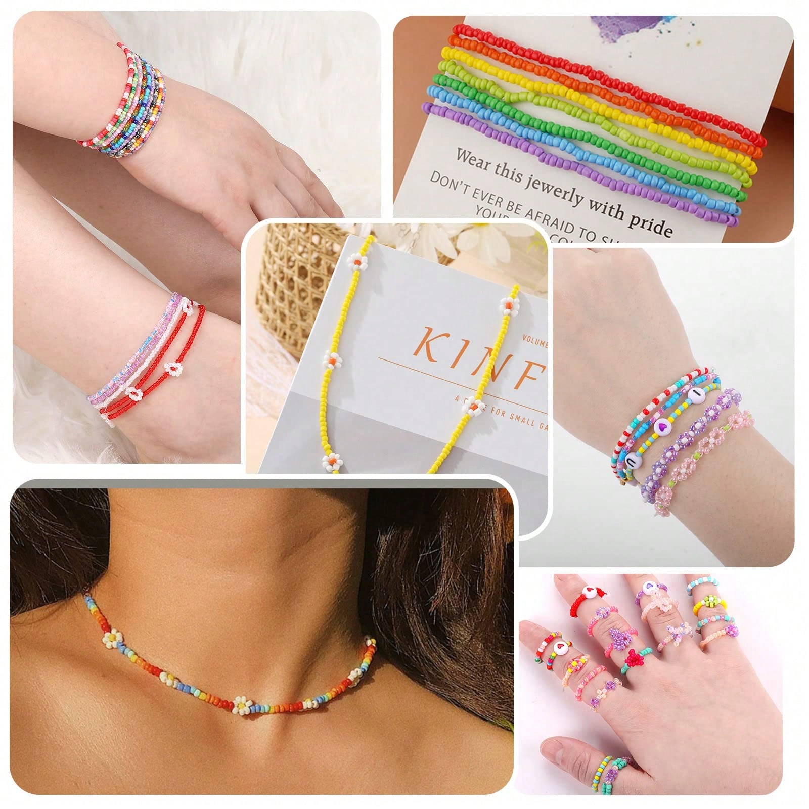 5760pcs 24 Grid Box 3mm Seed B - Jewelry Making Kits For Kids 评论和价格