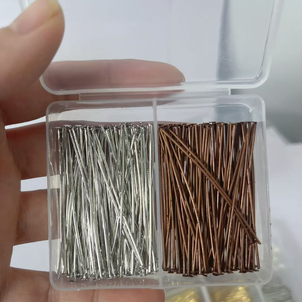 200pcs 30/40/50mm Iron-headed  - Jewelry Making Head Pins 评论和价格