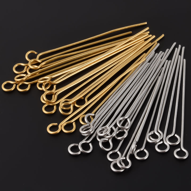 50pcs/lot 304 Stainless Steel  - Jewelry Making Head Pins 评论和价格