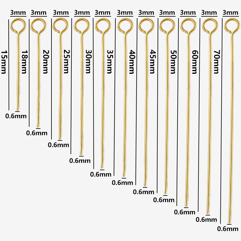 50pcs/lot 304 Stainless Steel  - Jewelry Making Head Pins 评论和价格