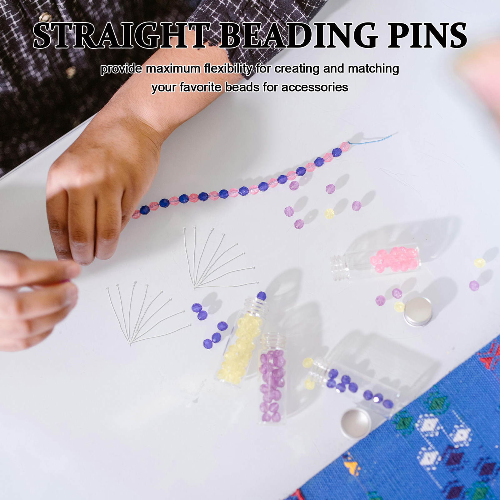 200Pcs Flexible Ball Head Pins - Jewelry Making Head Pins 评论和价格