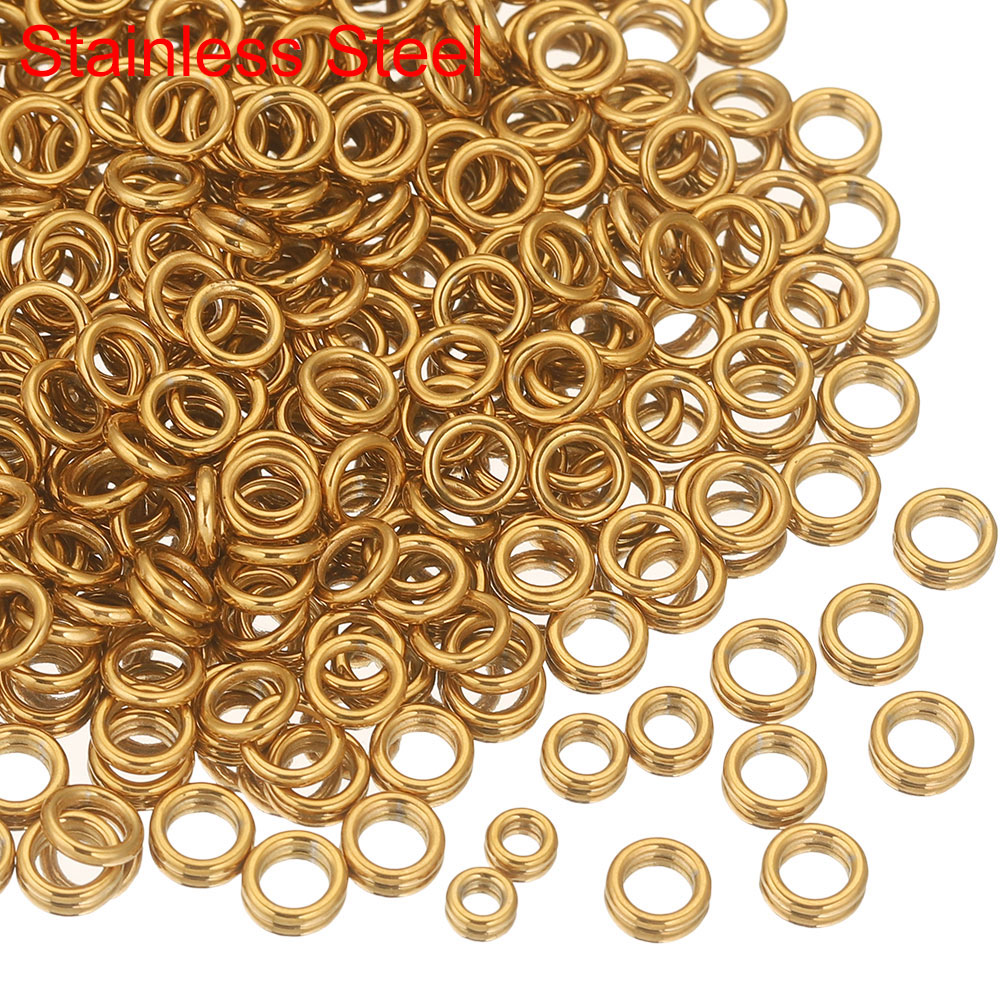 50pcs Stainless Steel Closed J - Jewelry Making Jump Rings 评论和价格