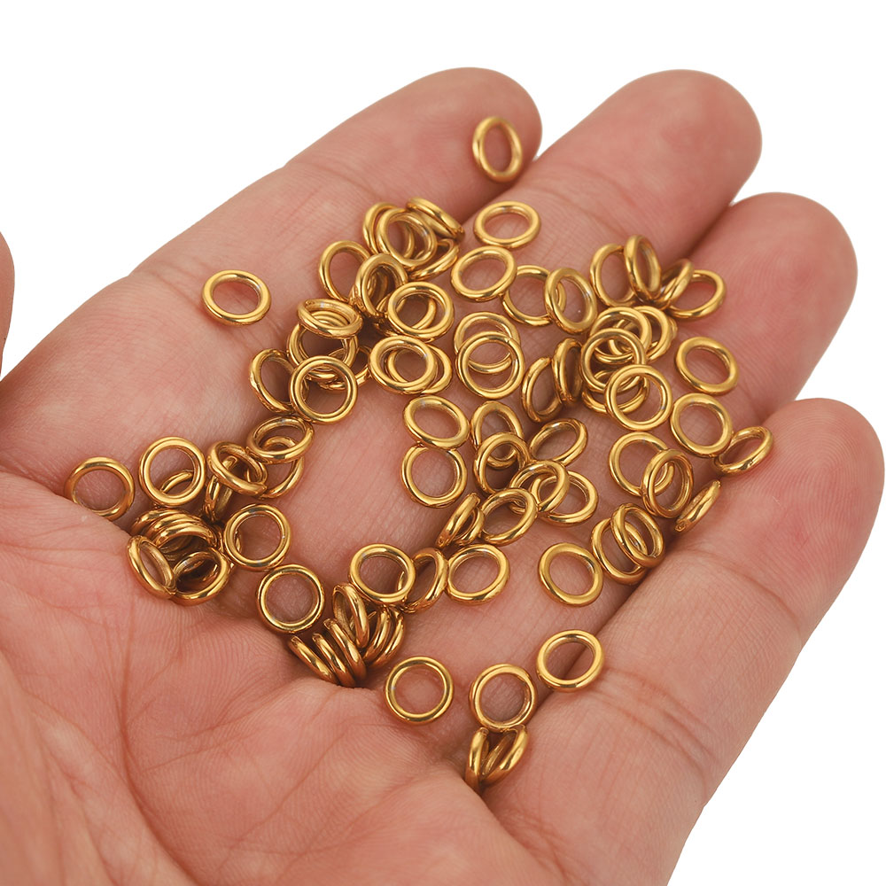 50pcs Stainless Steel Closed J - Jewelry Making Jump Rings 评论和价格