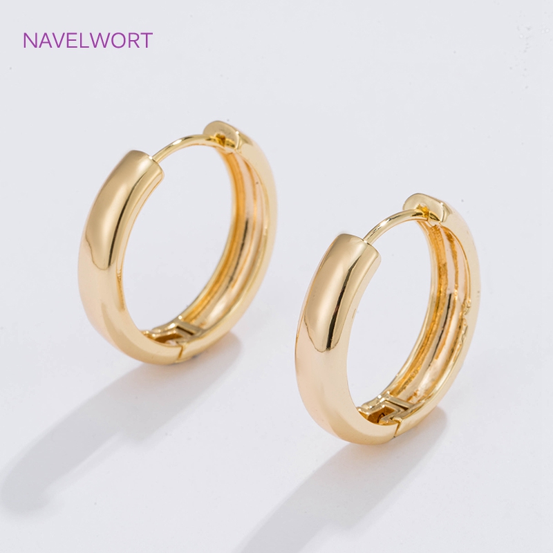 6 Sizes Gold Plated Circle Hoo - Jewelry Making Kits 评论和价格