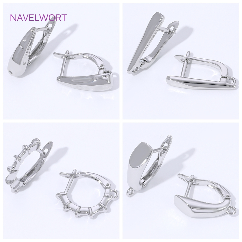 18K Gold Plated Smooth Earring - Jewelry Making Kits 评论和价格