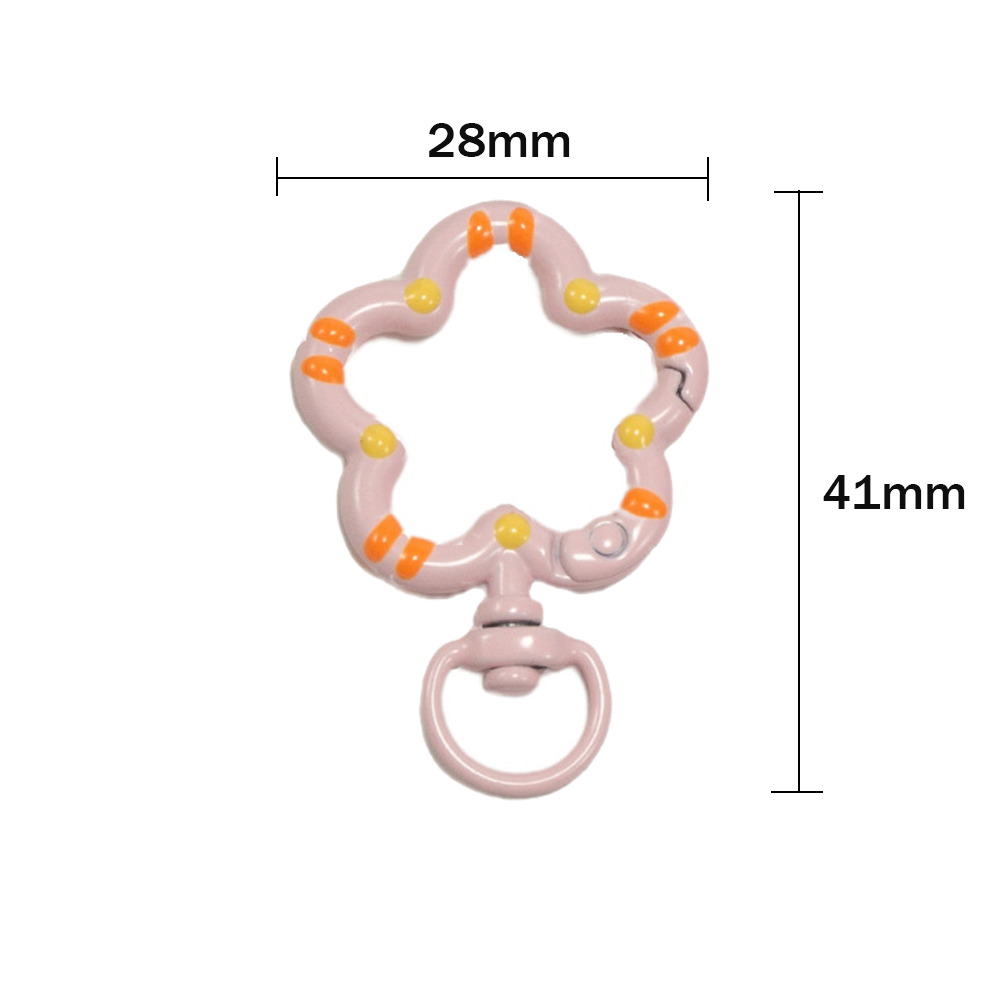 5pcs Flower Metal Lobster Claw - Jewelry Making Class 评论和价格