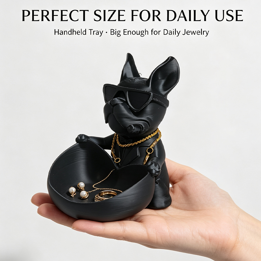 Trendy French Bulldog Key Stor - Jewelry Making Desk 评论和价格