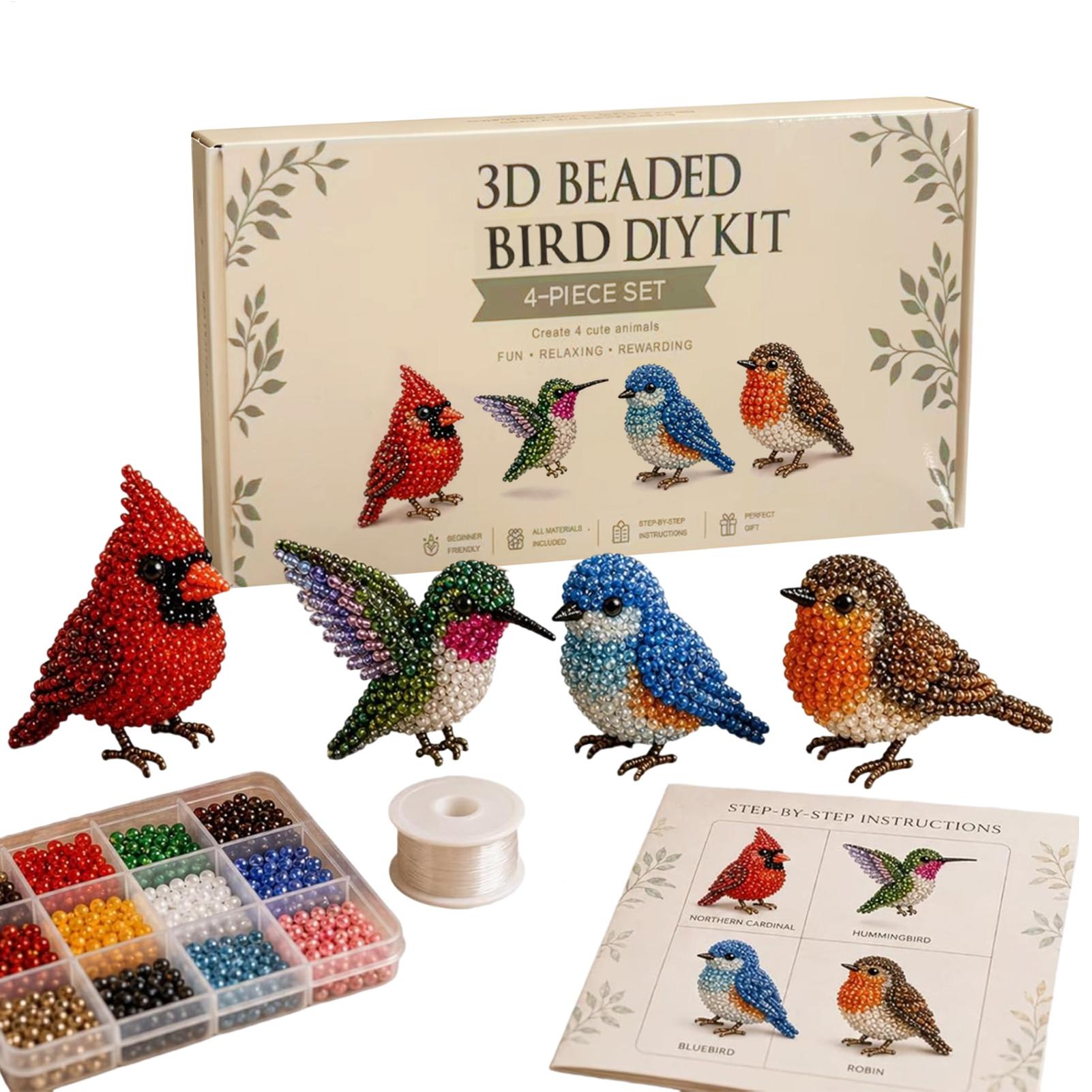 DIY 3D Beaded Animal Kit Handm - Jewelry Making Kits For Kids 评论和价格