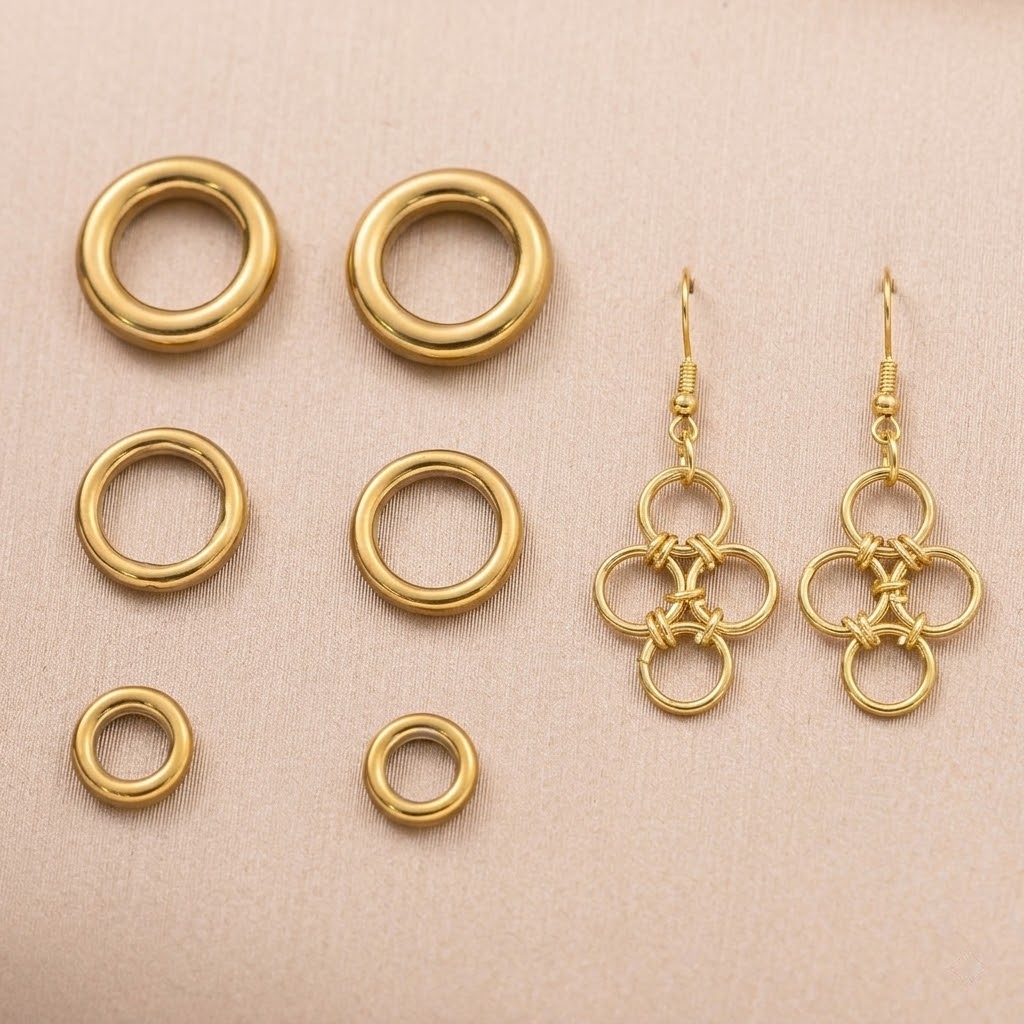 20pcs Stainless Steel Soldered - Jewelry Making Jump Rings 评论和价格