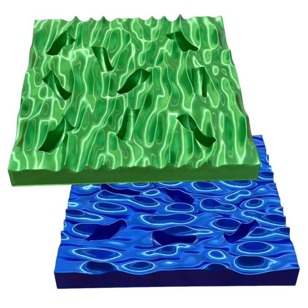 Sea Wave Ring Display Plates C - Jewelry Making Desk 评论和价格