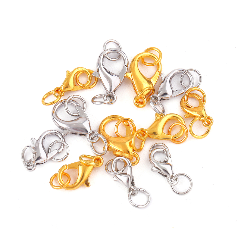10/12/14mm10Set Stainless Stee - Jewelry Making Jump Rings 评论和价格