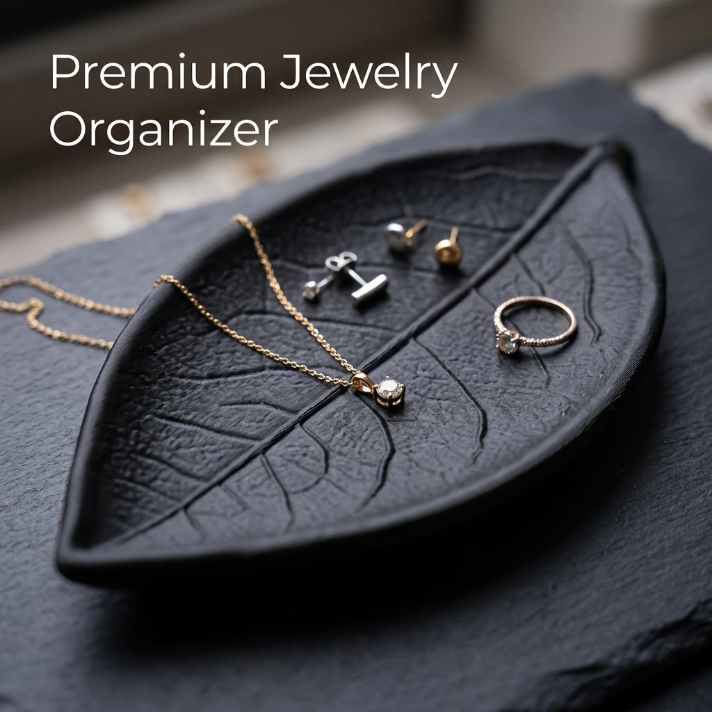 Minimalist 3D Leaf Jewelry Dis - Jewelry Making Desk 评论和价格