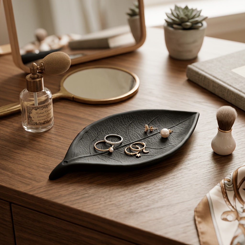 Minimalist 3D Leaf Jewelry Dis - Jewelry Making Desk 评论和价格