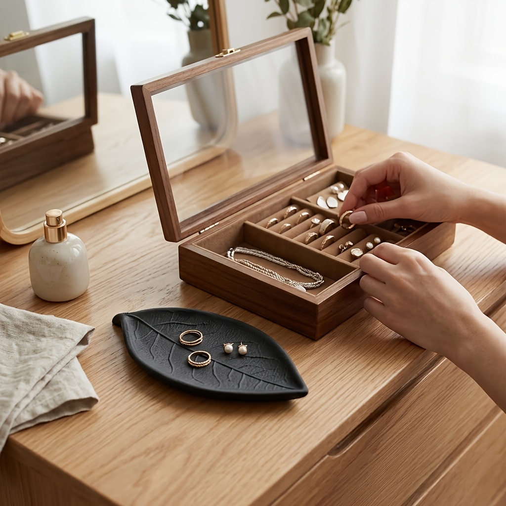 Minimalist 3D Leaf Jewelry Dis - Jewelry Making Desk 评论和价格