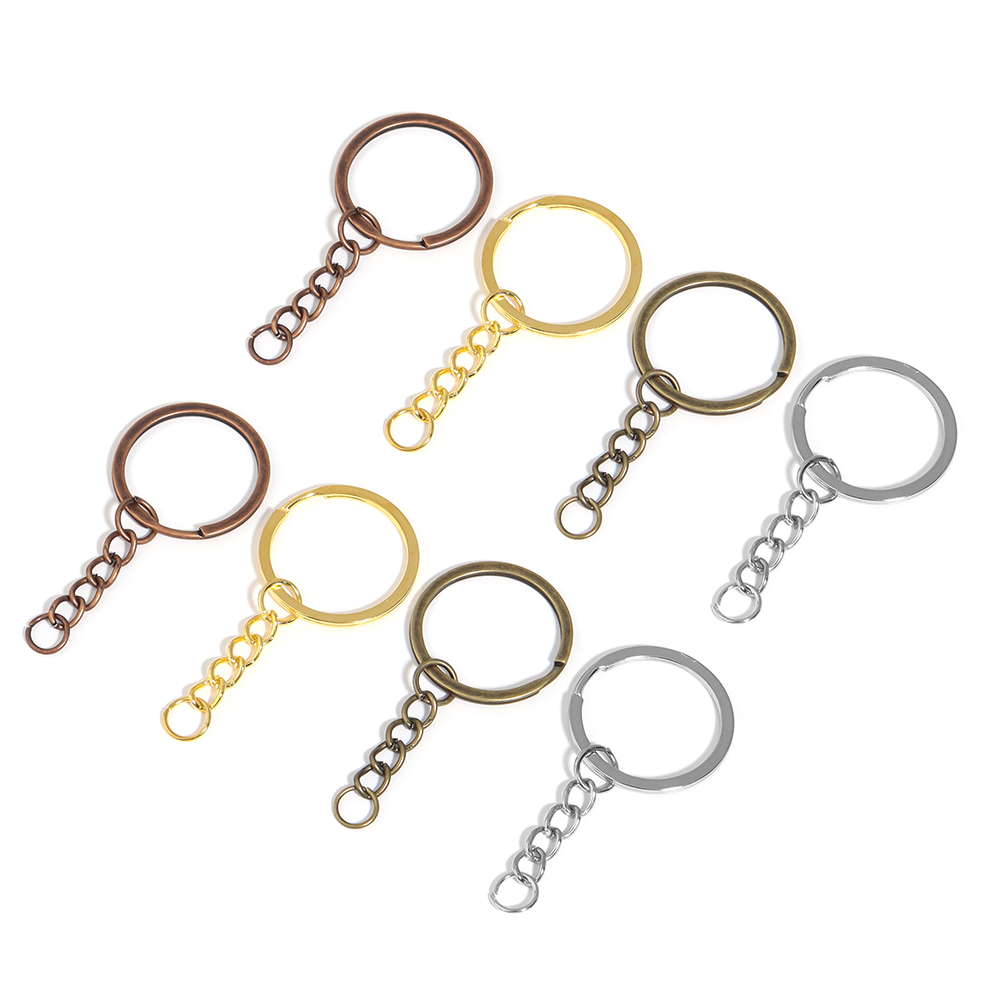 5/20Sets/Lot Metal Key Ring Ke - Jewelry Making Jump Rings 评论和价格