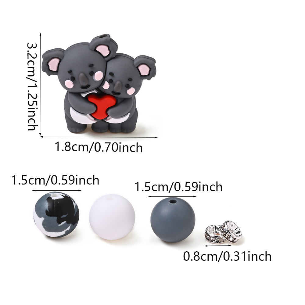 15/75Pcs Animals Silicone Bead - Jewelry Making For Dummies 评论和价格