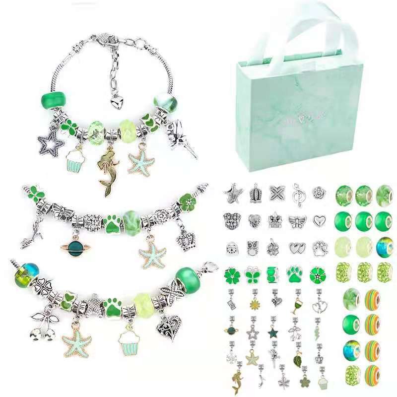 Charm Bracelet Making Kit DIY  - Jewelry Making Kits For Kids 评论和价格