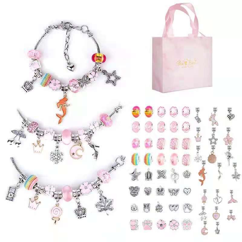 Charm Bracelet Making Kit DIY  - Jewelry Making Kits For Kids 评论和价格