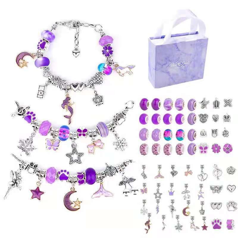 Charm Bracelet Making Kit DIY  - Jewelry Making Kits For Kids 评论和价格