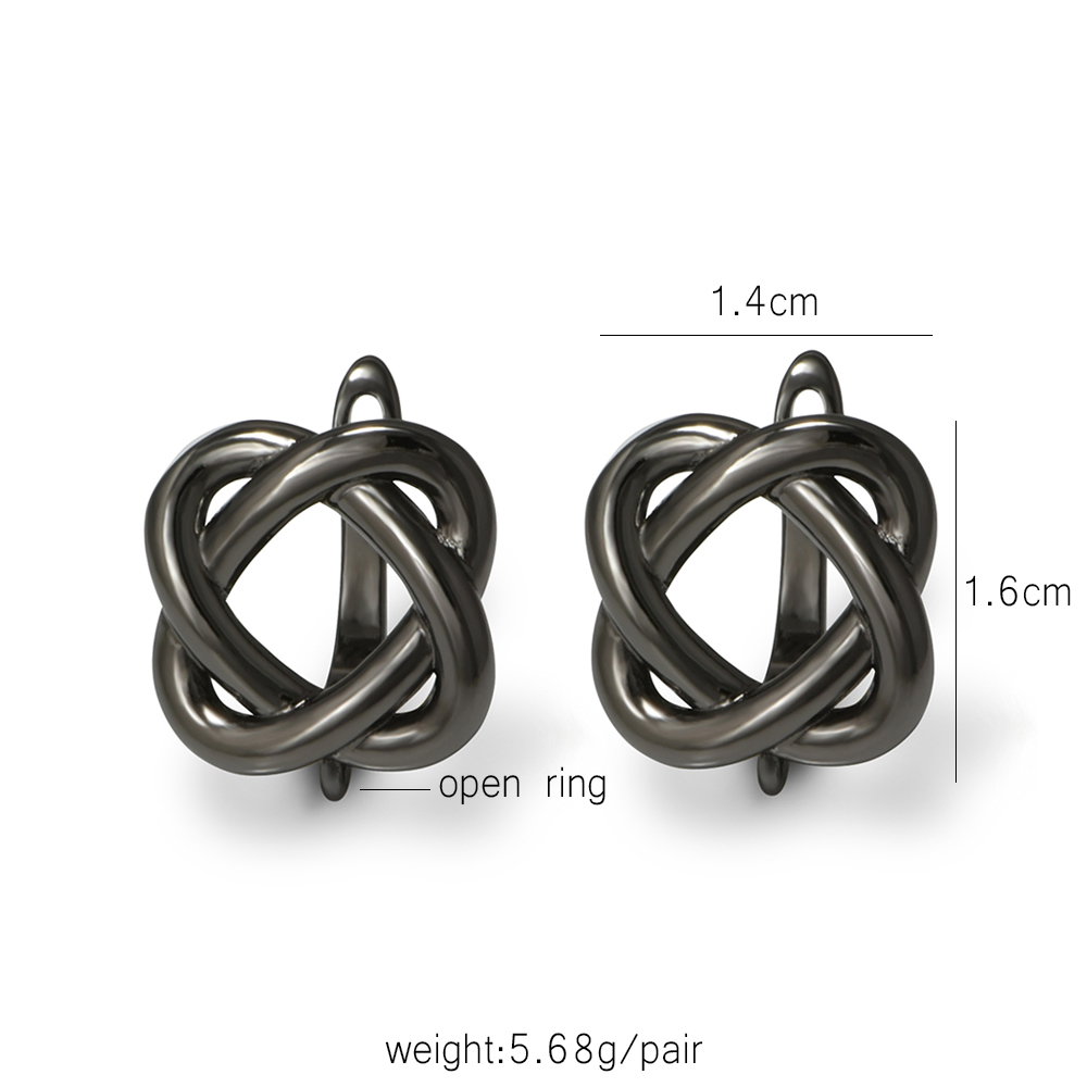 YANASI 1 Pair Gun Black  Brass - Jewelry Making Class 评论和价格