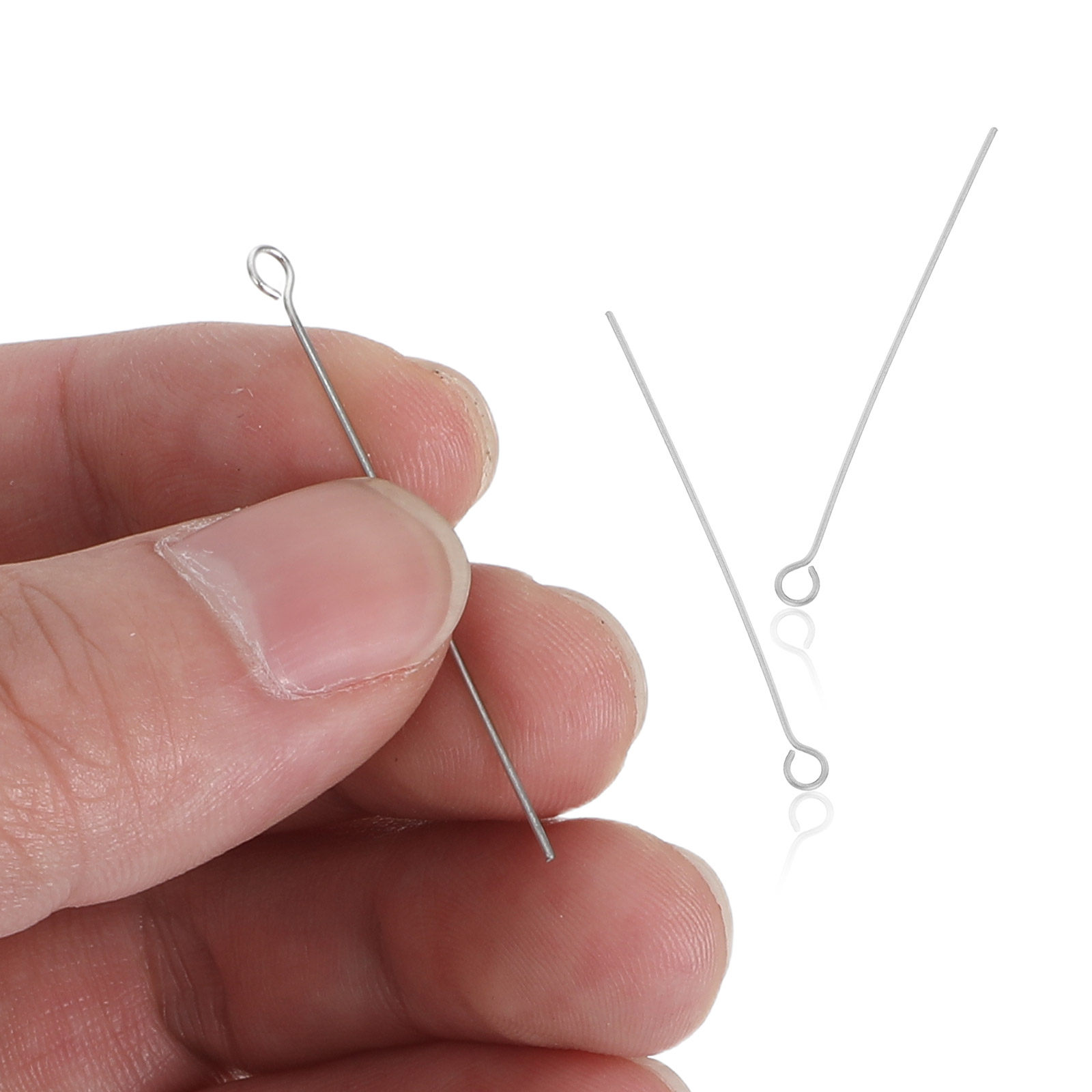 300Pcs Pins Jewelry Making Sta - Jewelry Making Head Pins 评论和价格