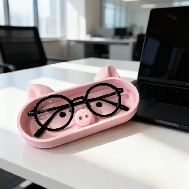Pink pig shaped storage tray s - Jewelry Making Desk 评论和价格